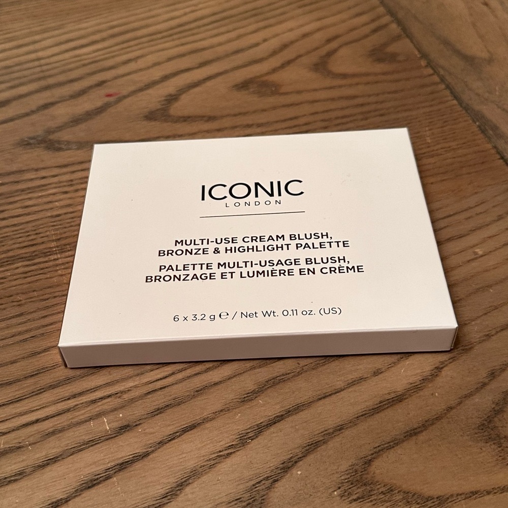 Iconic London Cream Blush, Bronze and Highlight Palette For Face